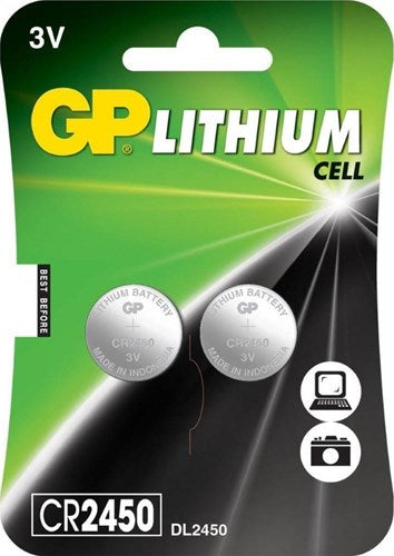 Load image into Gallery viewer, Gp cr2450 lithium 3volt blister 2 - 3212339
