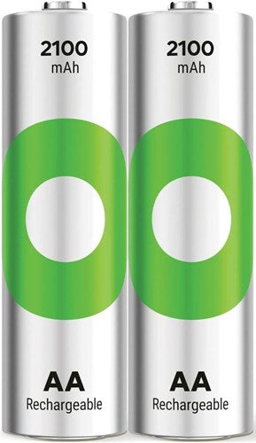 Gp nimh oplaadbare batterij aa 2100ma blister(2) - 3311440