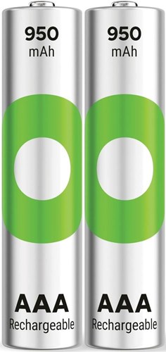Load image into Gallery viewer, Gp nimh oplaadbare batterij aaa 950ma blister(2) - 3311420
