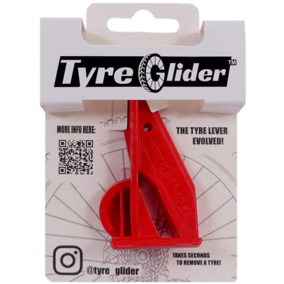 Load image into Gallery viewer, Tyre glider ergonomische bandenafnemer 7,8 x 4,3 cm rood
