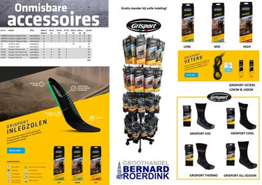 Grisport inlegzool laag 1000030 | zwart | maat 36 - 00.048.183.36