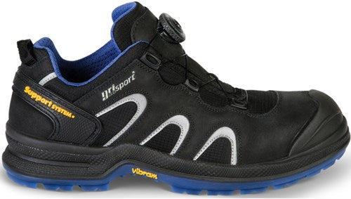 ギャラリービューアに画像をロードする, Grisport safety bender 32511 boa laag s3 zwart blauw - maat 42 - 00.049.012.42
