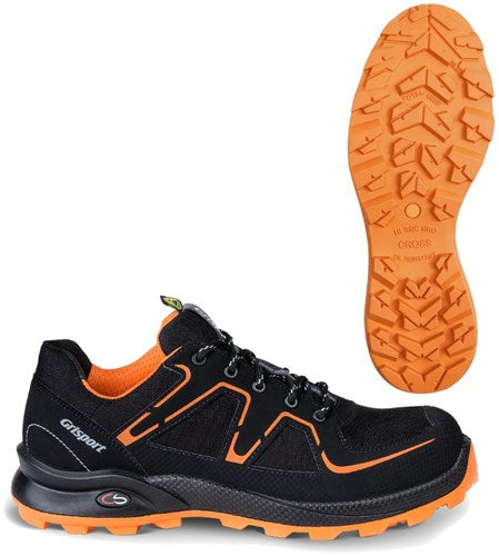 Cargue la imagen en el visor de la galería, Grisport safety cross safety beat 33602 laag s3 zwart oranje - maat 44 - 00.049.007.44
