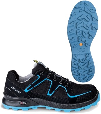 Cargue la imagen en el visor de la galería, Grisport safety cross safety enduro 33604 laag s3 grijs blauw - maat 42 - 00.049.009.42
