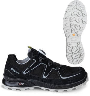 Grisport safety cross safety horizon 33606 boa s3 zwart zilver - maat 43 - 00.049.011.43