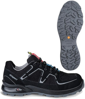 Grisport safety cross safety nordic 33603 laag s3 zwart zilver - maat 47 - 00.049.008.47