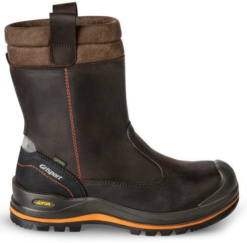 Cargue la imagen en el visor de la galería, Grisport safety ranger laars hound 34007 s3 +kn | bruin oranje | maat 43 - 00.205.006.43
