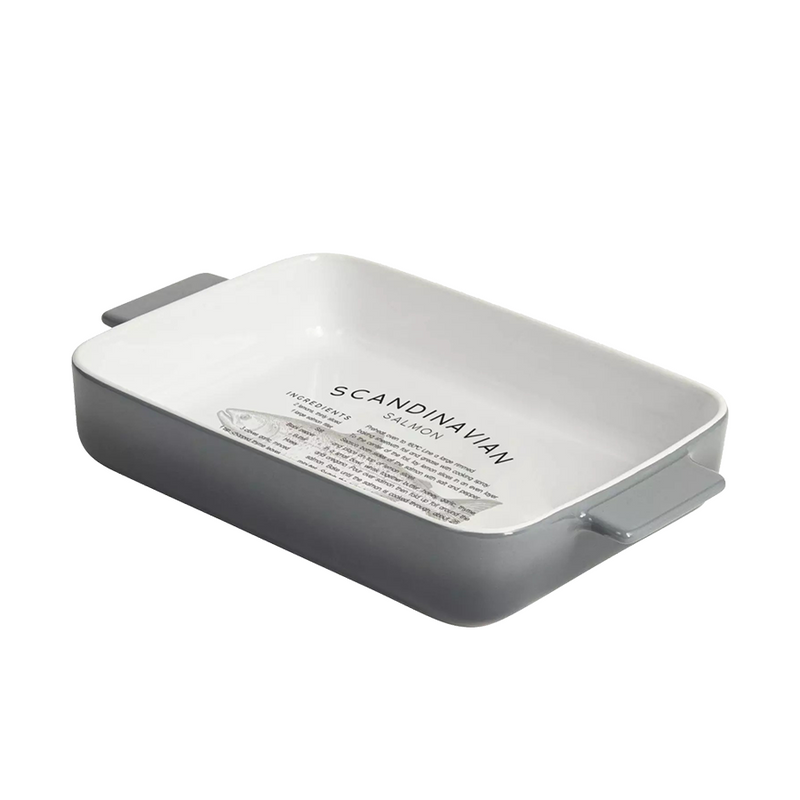 Load image into Gallery viewer, Gusta ovenschaal fade 32x19.9x5.4 cm wit grijs

