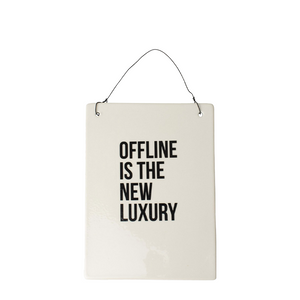 Gusta wandbordje offline 14x19cm