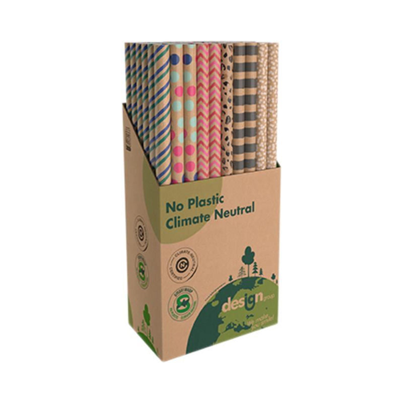 Load image into Gallery viewer, Kadopapier printed kraft 200x70cm
