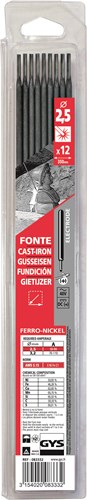 Gys guss laselektrode 12 stuk(s) (ø x l) 2.5 mm x 350 mm 50 - 90 a