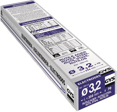 Gys producten las elektrode 3 2mm 70st