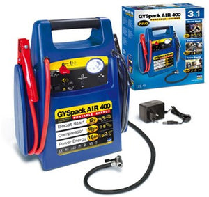 Gys pack air 400 starthulp | compressor | 12 volt voeding - 5192026322