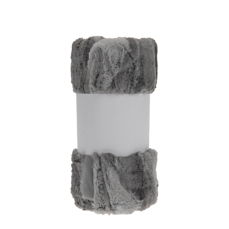 Chargez l'image dans la visionneuse de la galerie, H s plaid fleece vacht grijs 130x150cm
