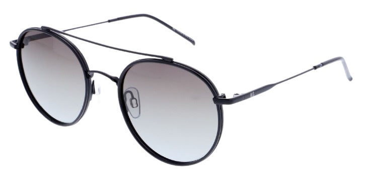Load image into Gallery viewer, H.i.s Zonnebril unisex 84108 cat. 3 metaal zwart bruin grijs
