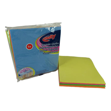 Multy sponsdoekjes pak a 5 stuks 18x20x0,4cm