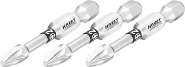 Hazet bit 2216nslg-pz2 3 · 1 4 inch (6,3 mm) zeskant massief · pozidriv-profiel pz · 3-delig · sw pz2