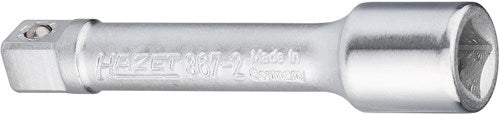 Hazet verlengstuk 867-2 · 1 4 inch (6,3 mm) vierkant hol · 1 4 inch (6,3 mm) vierkant massief · lengte: 55 mm