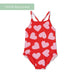Hearts | rode meisjes uv badpak