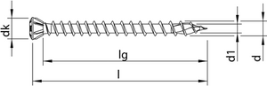 Heco -topix-plus 3,5 x 60, vloerschr, lk, t10, vvd, vz; 200 st - hc60346