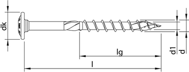 Heco -topix-plus 8,0 x 120, tk, tellerkop, t40, dd, vz; 50 st - hc61272