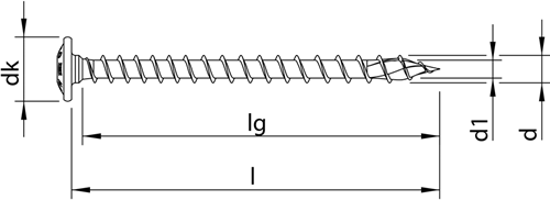 Heco -topix-plus 8,0 x 40, tk, tellerkop, t40, vd, hp, 100 st - hc61228