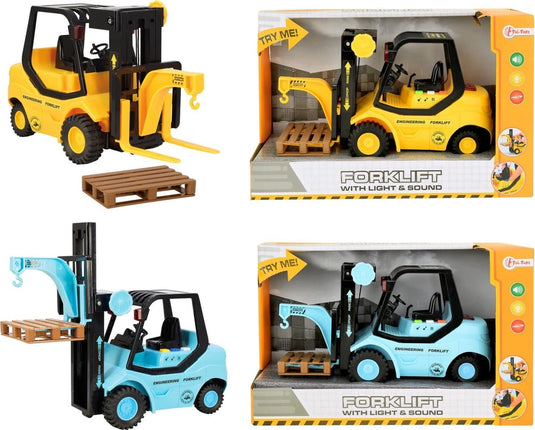 Toi-toys heftruck met licht en geluid en een pallet