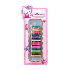 Van der doelen hello kitty mini kleurtjes in blikken doosje