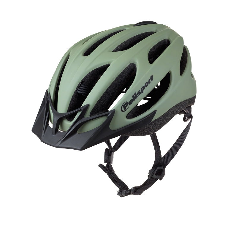 Load image into Gallery viewer, Polisport mtb helm sport-flow l 58-62cm mat groen
