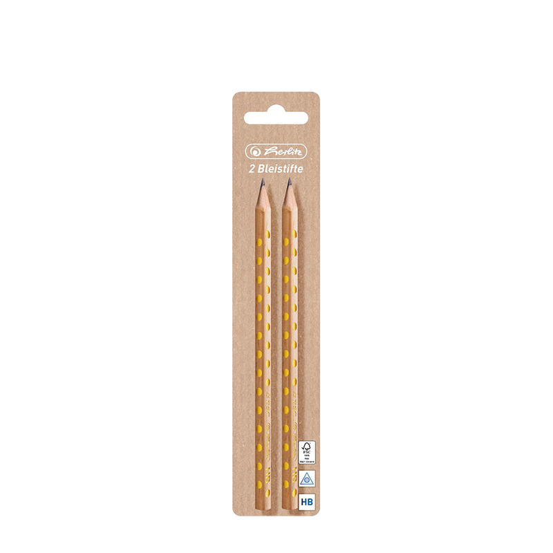 Load image into Gallery viewer, Herlitz potloden breukvast pure glam hb 2 stuks
