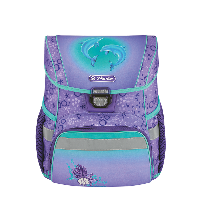 Load image into Gallery viewer, Abi herlitz schooltas loop plus dolphins 4-delig
