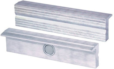 Heuer beschermbek voor bankschroef | voor bekbreedte 120 mm | ribbelprofiel | aluminium | 1 paar - 110120 - 110120