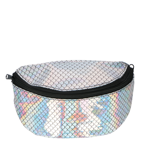 Heuptas mermaid zilver 23x17cm