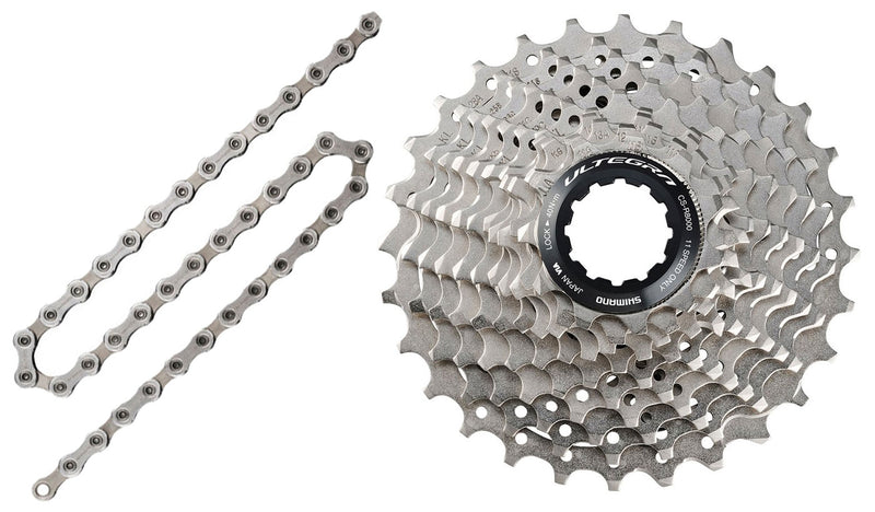 Load image into Gallery viewer, Shimano ultegra cn-hg701+cs-r8000 11-speed wear and tear set | 11-34 (hg800)
