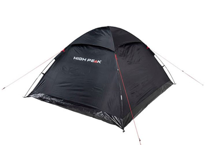 Load image into Gallery viewer, High peak Monodome XL Familietent 4-persoons 240 cm Zwart
