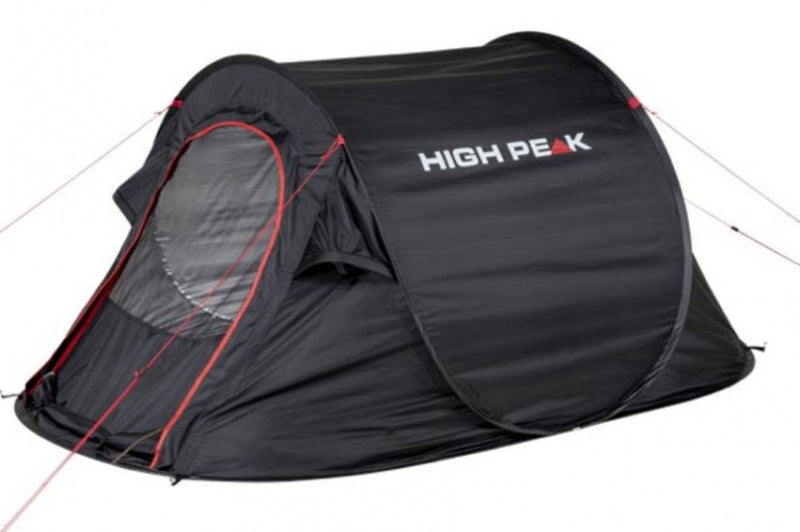 Load image into Gallery viewer, High peak Vision 2.0 Pop-up Tent 2-persoons 235 x 140 cm Zwart
