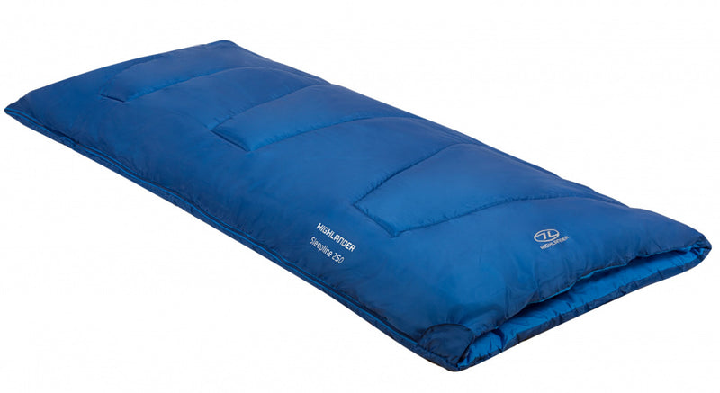 Load image into Gallery viewer, Highlander Sleepline 250 Slaapzak Envelop 195 cm Blauw

