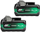 Hikoki 380205 accu set twin pack 2x multi-volt accu 36v 2.5ah 18v 5.0ah - 380205