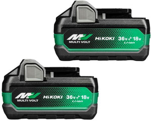 Hikoki 380205 accu set twin pack 2x multi-volt accu 36v 2.5ah 18v 5.0ah - 380205