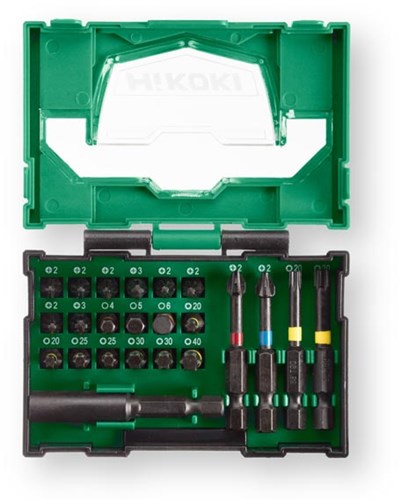 Hikoki accessoires krachtbitset | 23-delig | box i - 40030021