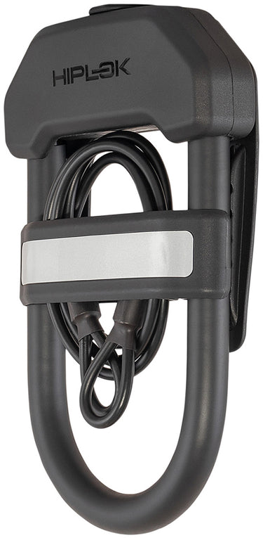 Hiplok dxc with clip and cable - portable u-lock