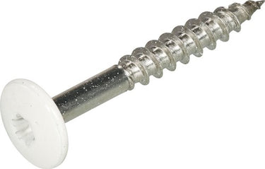 Hoenderdaal fasteners hoenderdaal hpl schroef rvs-a2 torx tx20 zuiver wit ral9010 4.8x32 | 100 stuks - 0346.30.37324