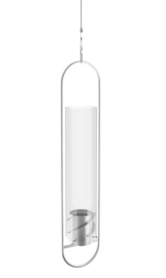 Load image into Gallery viewer, Höfats Spin 120 sfeerlantaarn hangend 150 cm RVS zilver
