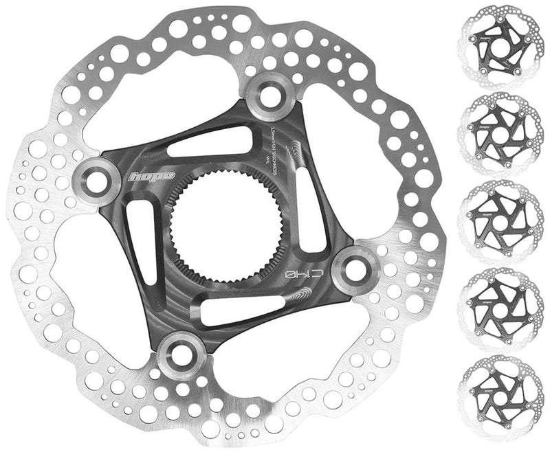 Load image into Gallery viewer, Hope floating mtb centerlock disc rotor | 160mm
