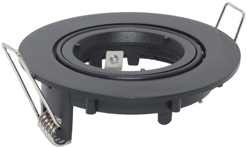 Enzo hope inbouwspot 50mm verstelbaar rond mat zwart - 5013202