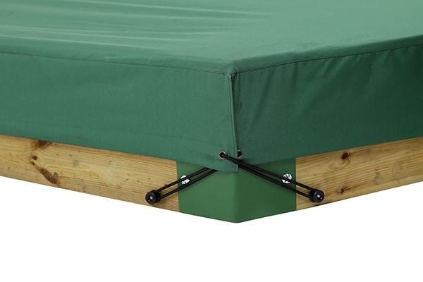 Load image into Gallery viewer, Hörby bruk Afdekhoes voor zandbak 210 cm polyester groen

