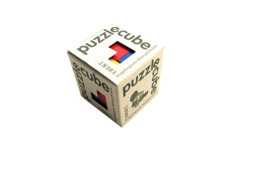 Ebert houten puzzel kubus (gekleurd)
