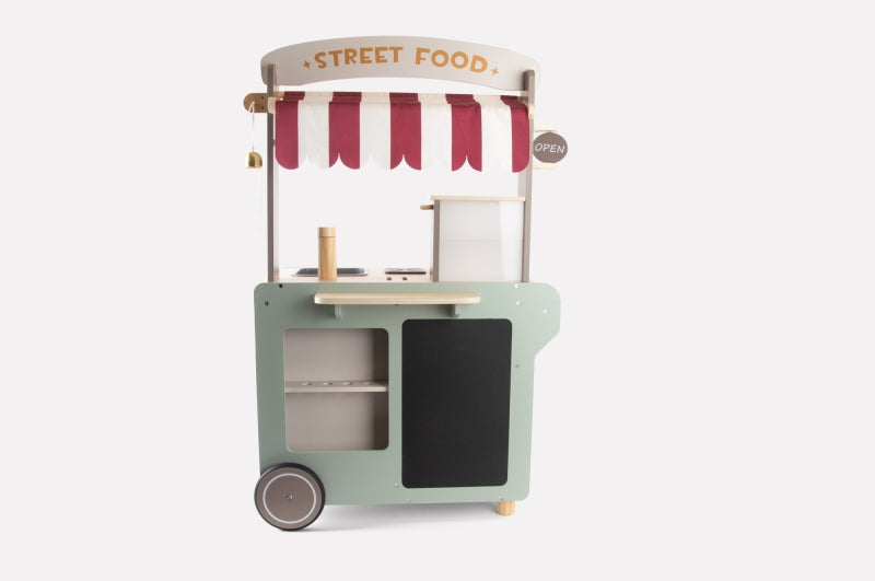 Load image into Gallery viewer, Dantoy houten streetfood kraam
