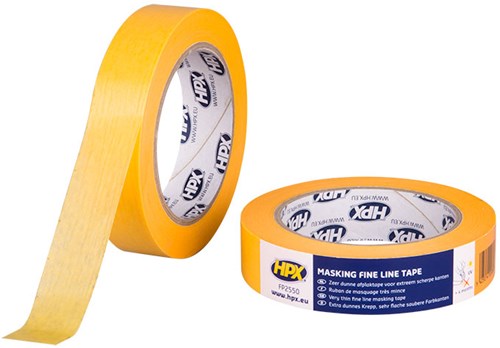 Hpx masking 4400 fine line | oranje | 24mm x 50m - fp2550 fp2550
