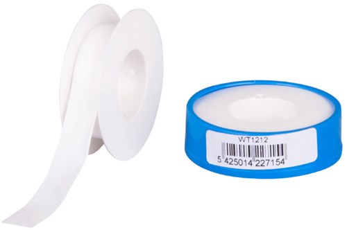 Hpx ptfe waterafdichtingstape | wit | 12mm x 12m - wt1212 - 10 stuks wt1212